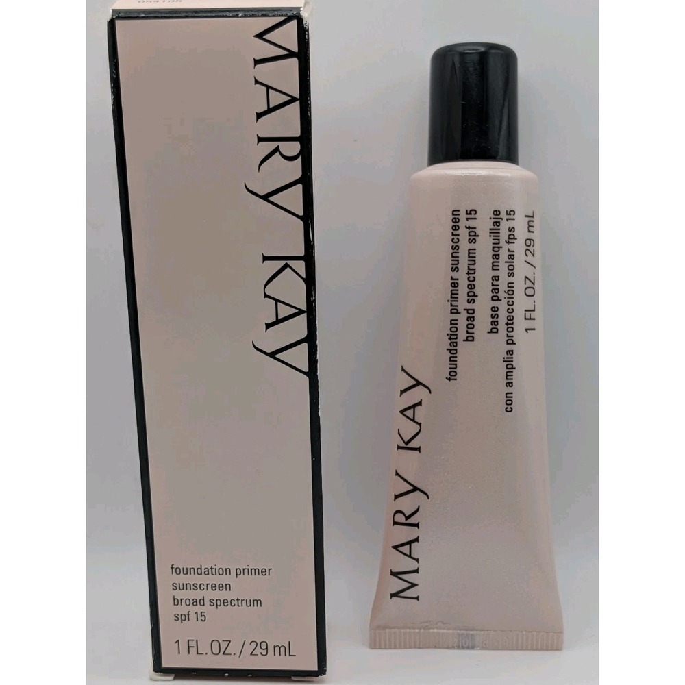 Mary Kay Foundation Primer Sunscreen Broad Spectrum SPF 15 1 FL OZ / 29 mL NIB
